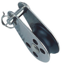 Stainless Steel Single Block with 5 mm Pin Ø25 mm for 6 mm Rope | Marinetech 8407425