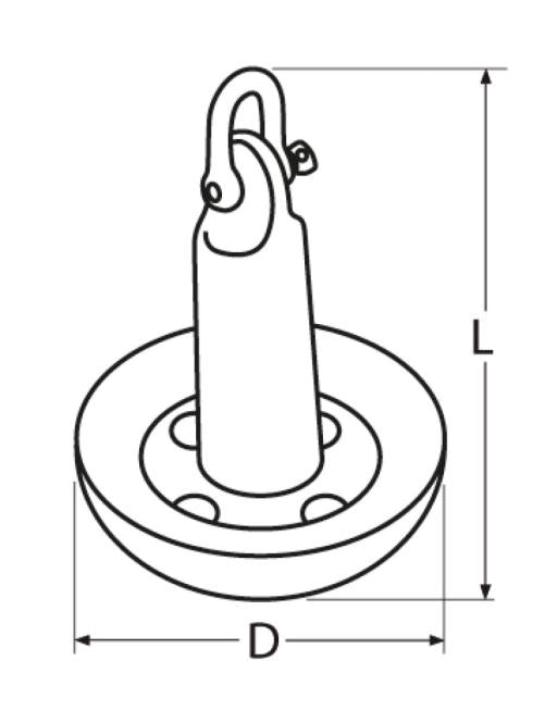 Mushroom Anchor